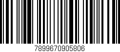 Código de barras (EAN, GTIN, SKU, ISBN): '7899670905806'