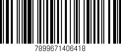 Código de barras (EAN, GTIN, SKU, ISBN): '7899671406418'