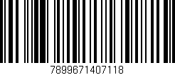 Código de barras (EAN, GTIN, SKU, ISBN): '7899671407118'