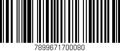 Código de barras (EAN, GTIN, SKU, ISBN): '7899671700080'