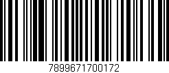Código de barras (EAN, GTIN, SKU, ISBN): '7899671700172'