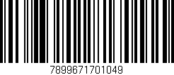 Código de barras (EAN, GTIN, SKU, ISBN): '7899671701049'