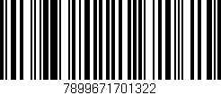 Código de barras (EAN, GTIN, SKU, ISBN): '7899671701322'
