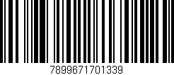 Código de barras (EAN, GTIN, SKU, ISBN): '7899671701339'