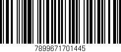 Código de barras (EAN, GTIN, SKU, ISBN): '7899671701445'
