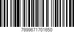 Código de barras (EAN, GTIN, SKU, ISBN): '7899671701650'
