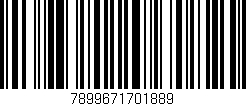 Código de barras (EAN, GTIN, SKU, ISBN): '7899671701889'