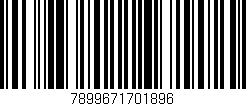 Código de barras (EAN, GTIN, SKU, ISBN): '7899671701896'