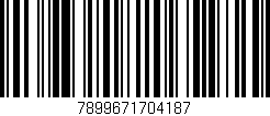 Código de barras (EAN, GTIN, SKU, ISBN): '7899671704187'