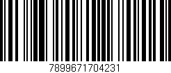 Código de barras (EAN, GTIN, SKU, ISBN): '7899671704231'