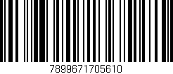 Código de barras (EAN, GTIN, SKU, ISBN): '7899671705610'