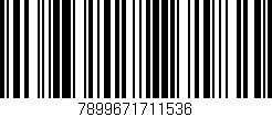 Código de barras (EAN, GTIN, SKU, ISBN): '7899671711536'