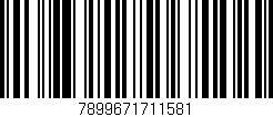 Código de barras (EAN, GTIN, SKU, ISBN): '7899671711581'