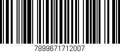 Código de barras (EAN, GTIN, SKU, ISBN): '7899671712007'