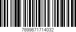 Código de barras (EAN, GTIN, SKU, ISBN): '7899671714032'