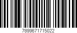 Código de barras (EAN, GTIN, SKU, ISBN): '7899671715022'