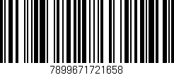 Código de barras (EAN, GTIN, SKU, ISBN): '7899671721658'