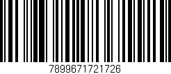 Código de barras (EAN, GTIN, SKU, ISBN): '7899671721726'