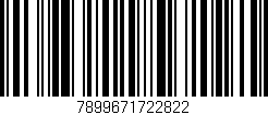Código de barras (EAN, GTIN, SKU, ISBN): '7899671722822'