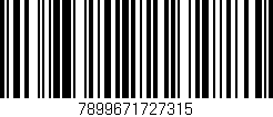Código de barras (EAN, GTIN, SKU, ISBN): '7899671727315'