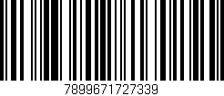 Código de barras (EAN, GTIN, SKU, ISBN): '7899671727339'