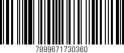 Código de barras (EAN, GTIN, SKU, ISBN): '7899671730360'