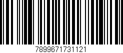 Código de barras (EAN, GTIN, SKU, ISBN): '7899671731121'