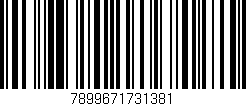 Código de barras (EAN, GTIN, SKU, ISBN): '7899671731381'