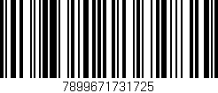 Código de barras (EAN, GTIN, SKU, ISBN): '7899671731725'