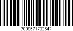 Código de barras (EAN, GTIN, SKU, ISBN): '7899671732647'