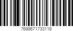 Código de barras (EAN, GTIN, SKU, ISBN): '7899671733118'