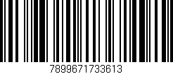 Código de barras (EAN, GTIN, SKU, ISBN): '7899671733613'