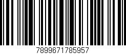Código de barras (EAN, GTIN, SKU, ISBN): '7899671785957'