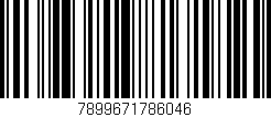 Código de barras (EAN, GTIN, SKU, ISBN): '7899671786046'