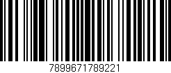 Código de barras (EAN, GTIN, SKU, ISBN): '7899671789221'