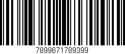 Código de barras (EAN, GTIN, SKU, ISBN): '7899671789399'