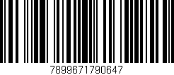 Código de barras (EAN, GTIN, SKU, ISBN): '7899671790647'