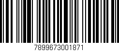 Código de barras (EAN, GTIN, SKU, ISBN): '7899673001871'