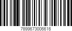 Código de barras (EAN, GTIN, SKU, ISBN): '7899673006616'