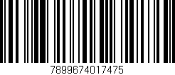 Código de barras (EAN, GTIN, SKU, ISBN): '7899674017475'