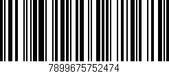 Código de barras (EAN, GTIN, SKU, ISBN): '7899675752474'