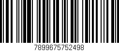 Código de barras (EAN, GTIN, SKU, ISBN): '7899675752498'