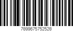 Código de barras (EAN, GTIN, SKU, ISBN): '7899675752528'
