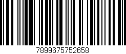 Código de barras (EAN, GTIN, SKU, ISBN): '7899675752658'