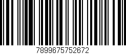Código de barras (EAN, GTIN, SKU, ISBN): '7899675752672'