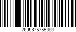 Código de barras (EAN, GTIN, SKU, ISBN): '7899675755888'