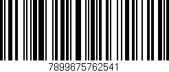 Código de barras (EAN, GTIN, SKU, ISBN): '7899675762541'