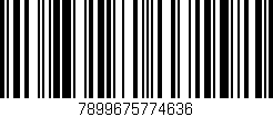 Código de barras (EAN, GTIN, SKU, ISBN): '7899675774636'