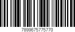 Código de barras (EAN, GTIN, SKU, ISBN): '7899675775770'