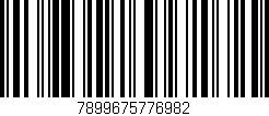 Código de barras (EAN, GTIN, SKU, ISBN): '7899675776982'